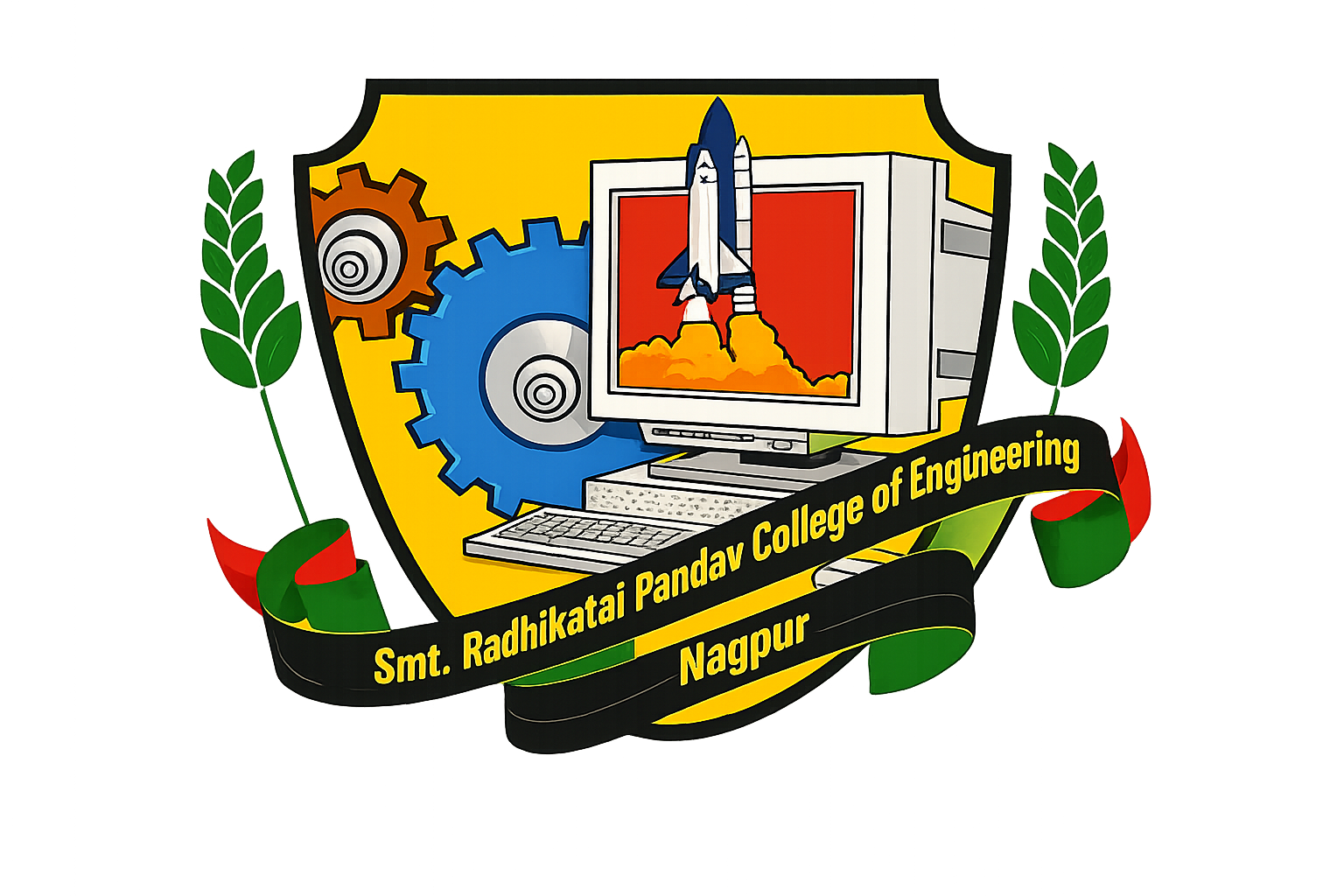 Smt. Radhikatai Pandav College of Engineering logo